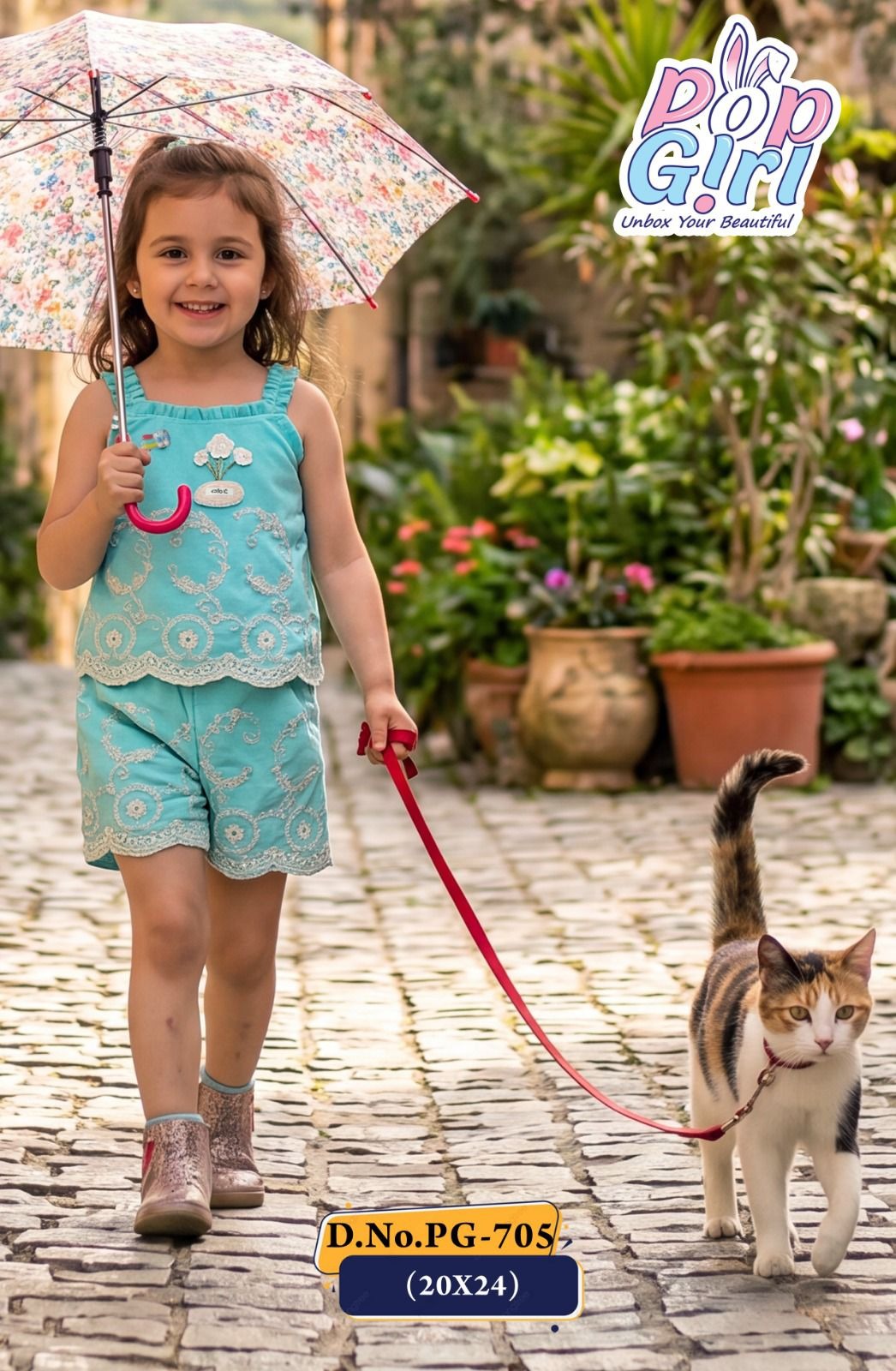 Turquoise Shorts Set
